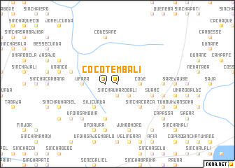 map of Cotem Bali