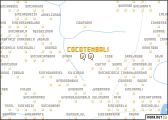 map of Cotem Bali