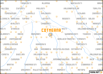 map of Cotmeana