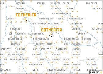 map of Cotmeniţa