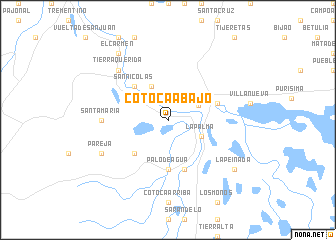 map of Cotoca Abajo