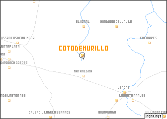 map of Coto de Murillo