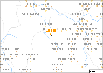 map of Cotón