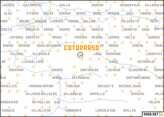 map of Cotorraso