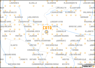 map of Coto