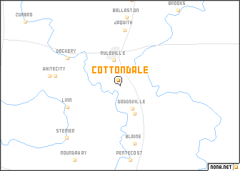 map of Cottondale