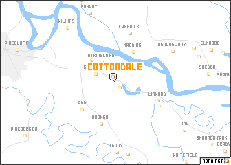 map of Cottondale