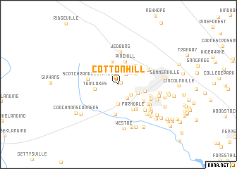 map of Cotton Hill