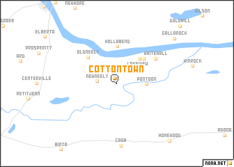 map of Cotton Town