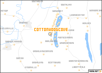 map of Cottonwood Cove