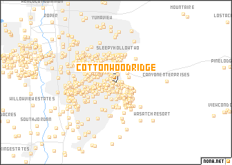 map of Cottonwood Ridge