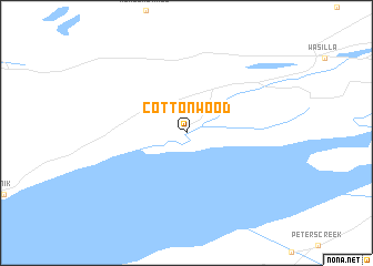 map of Cottonwood