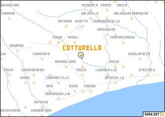 map of Cotturella