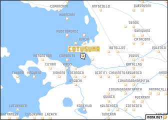 map of Cotusuma