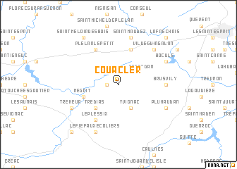 map of Couacler