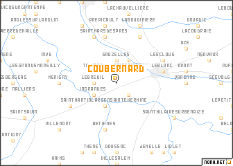 map of Coubernard