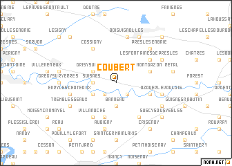 map of Coubert