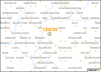 map of Couços