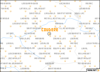 map of Coudere
