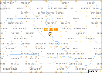 map of Coudes