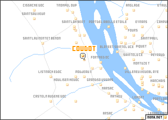 map of Coudot