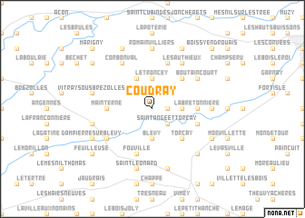 map of Coudray