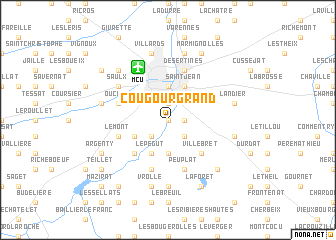 map of Cougour Grand