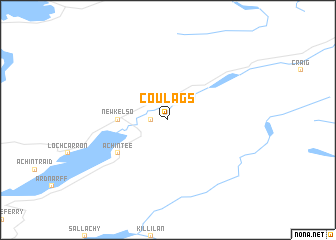 map of Coulags