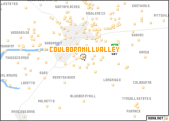 map of Coulborn Mill Valley