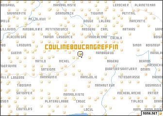 map of Couline Boucan Greffin