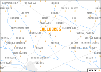 map of Coulobres