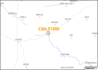 map of Coulstone