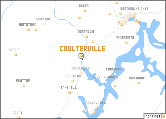 map of Coulterville