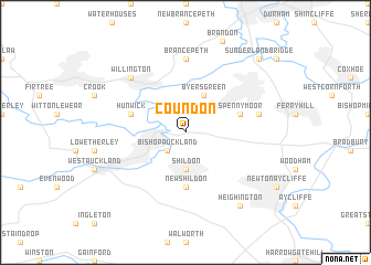 map of Coundon