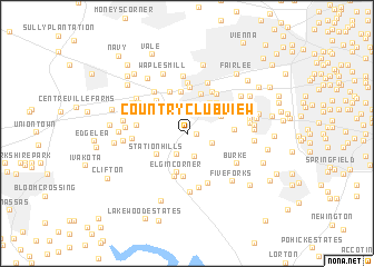 map of Country Club View