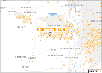 map of Country Hills