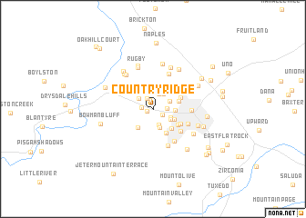 map of Country Ridge