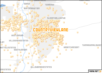 map of Country View Lane