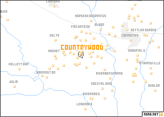 map of Country Wood
