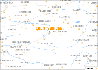 map of County Bridge