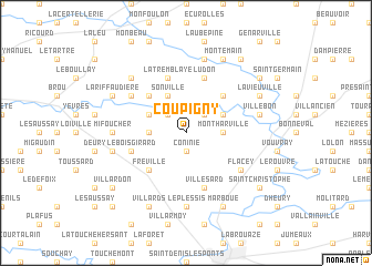 map of Coupigny