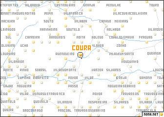 map of Coura