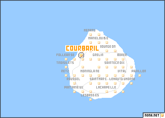 map of Courbaril