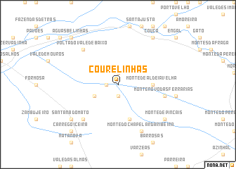 map of Courelinhas