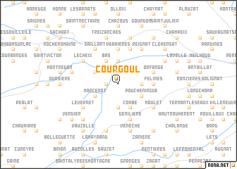 map of Courgoul