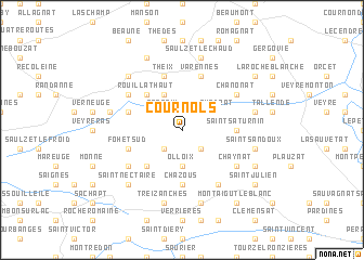 map of Cournols