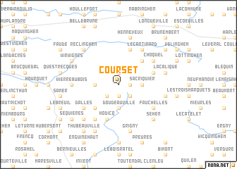 map of Courset