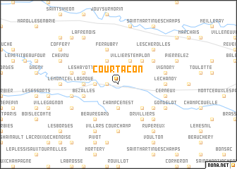 map of Courtacon