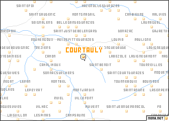 map of Courtauly