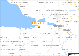 map of Courtils